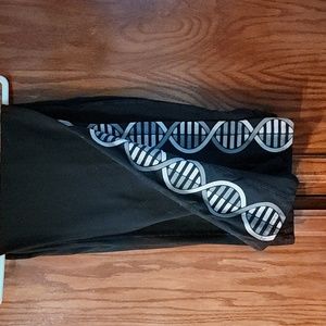 Svaha 4x DNA print black yoga pants